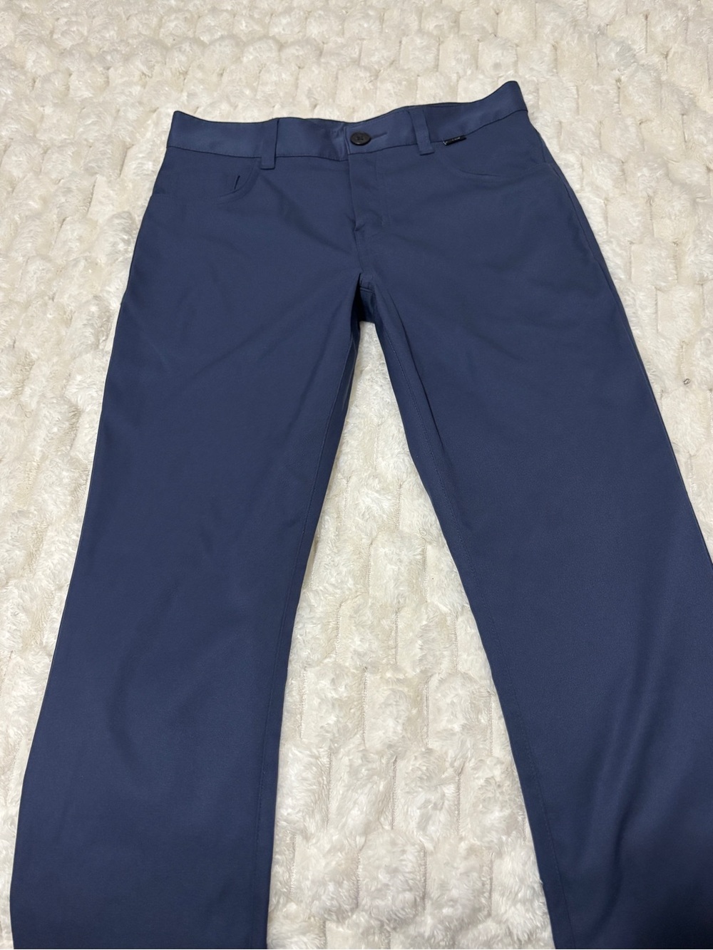 Travis Mathew Boys Navy Straight-Leg Dress Pants